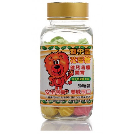 潘氏(美國)獅子王花塔糖50's(彩色)